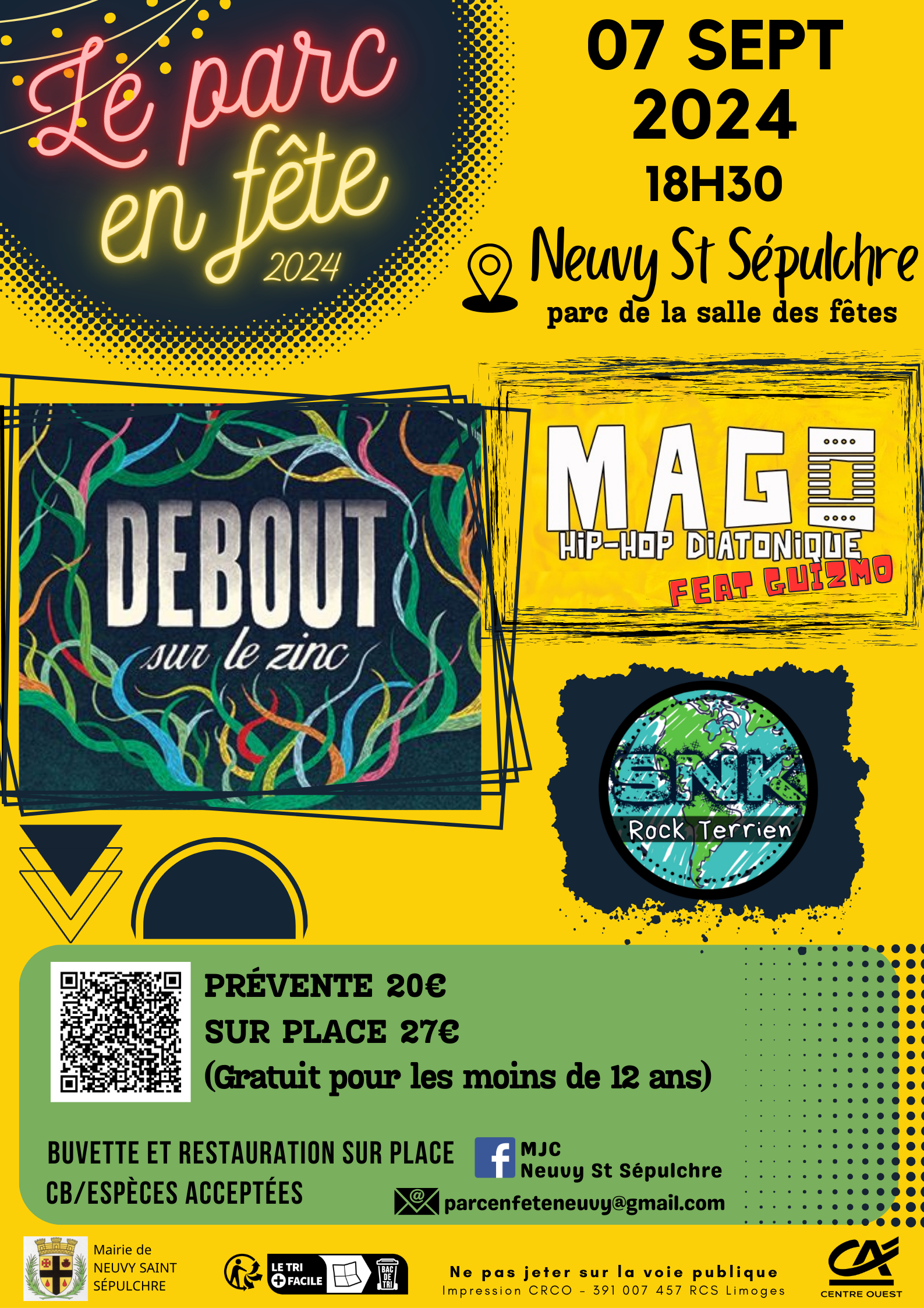 Affiche Le Parc en Fête 2024