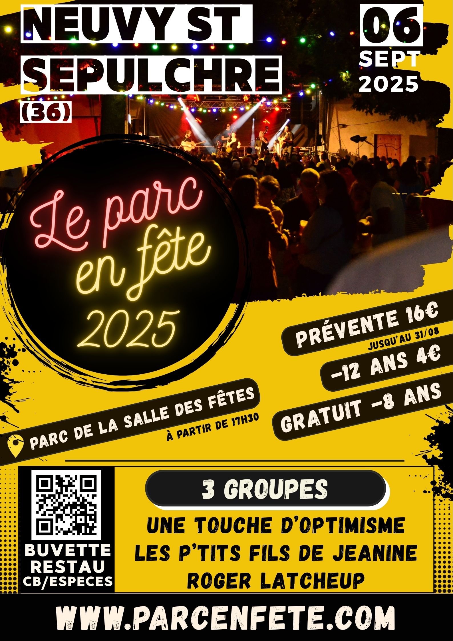 Affiche Le Parc en Fête 2025